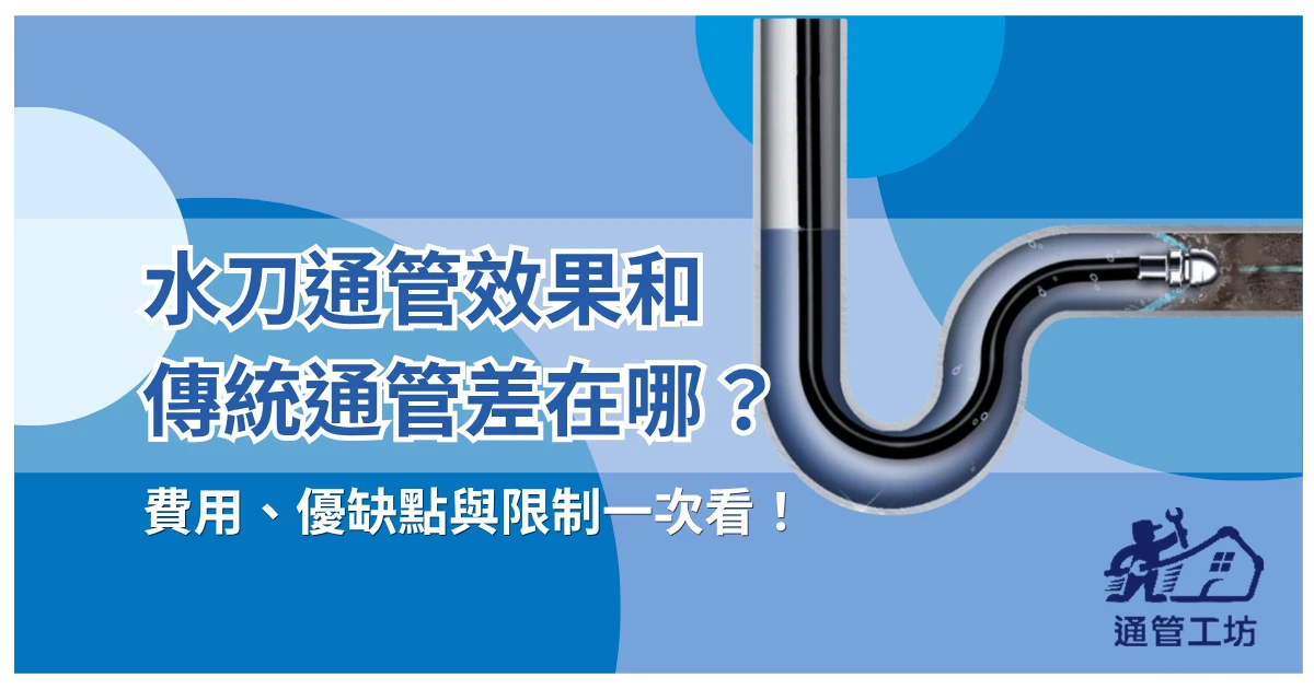 水刀通管真的能通嗎？效果、費用、優缺點與限制一次看！